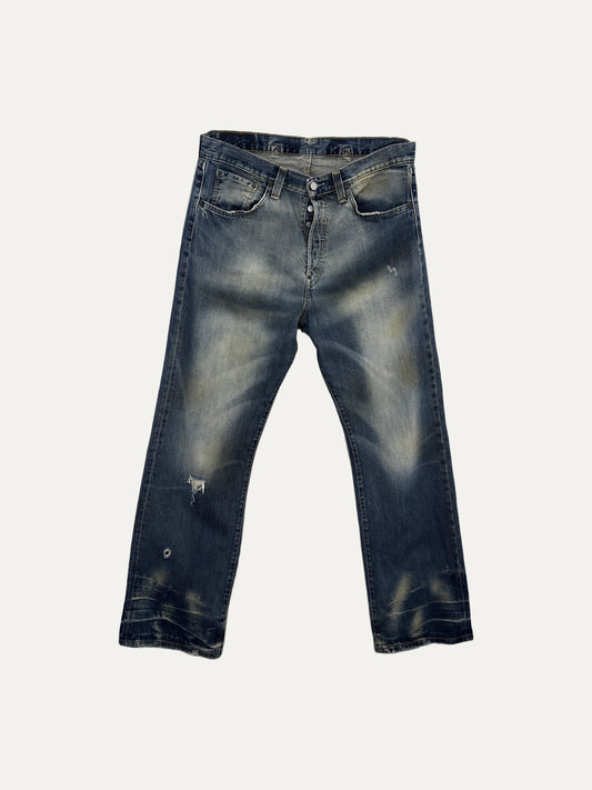 Vintage Levi's 542 Bootcut Jeans in mid wash, unisex, size W34 L34 – second-hand