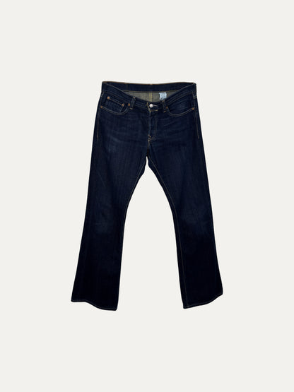 Vintage Levi's Bootcut Jeans in mid wash, unisex, size W35 L32 – second-hand
