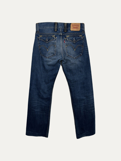 Vintage Levi's 506 Bootcut Jeans in mid wash, unisex, size W30 L34 – second-hand