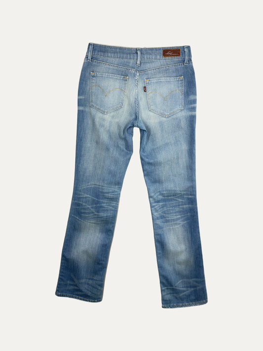 Vintage Levi's bold curve Jeans in light wash, women's, size W28 – second-hand