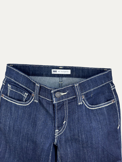 Vintage Levi's 524 Low waist Jeans in dark wash, women's, size W28 L32 – second-hand