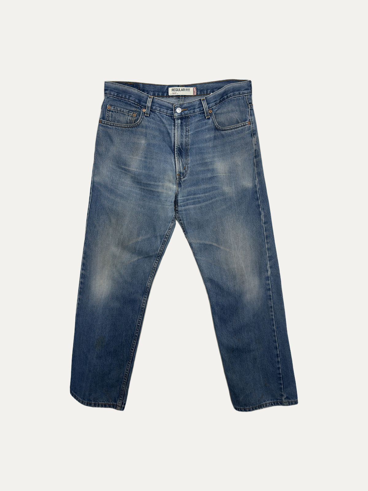 Vintage Levi's 505 Straight Jeans in light wash, men's, size W36 L30 – second-hand