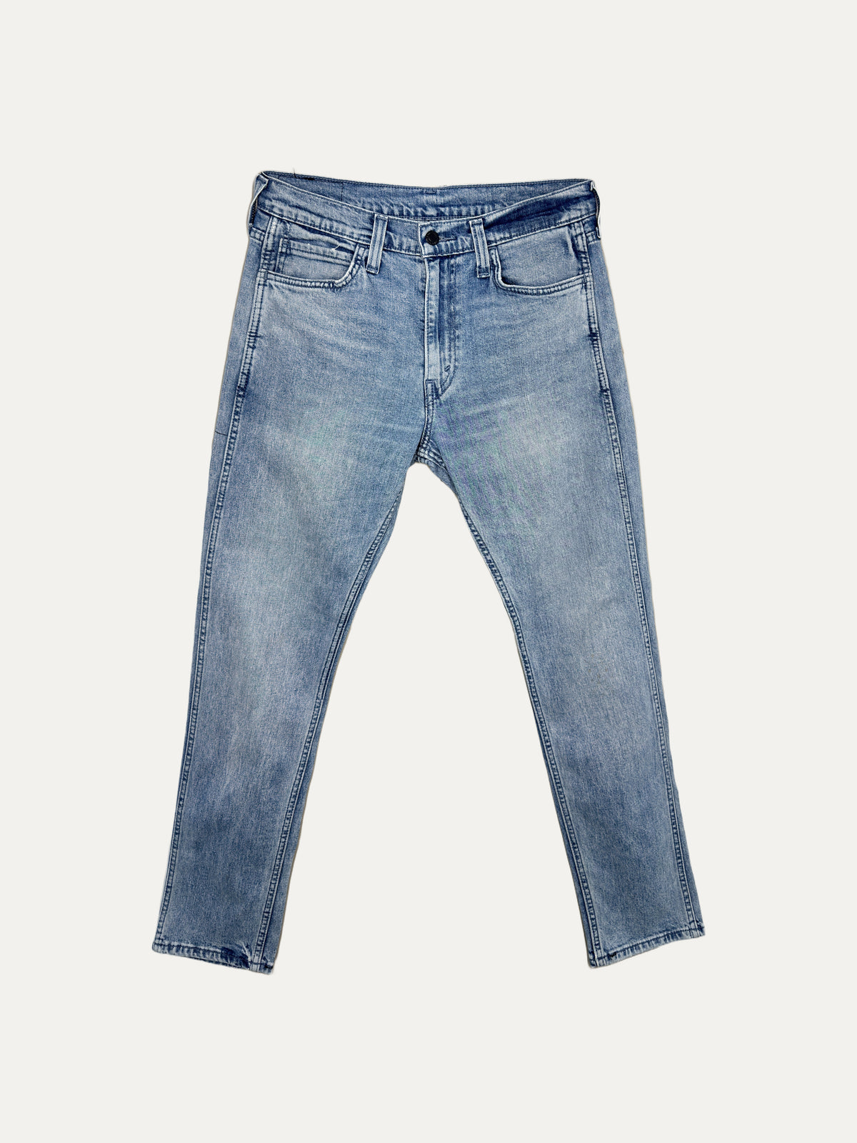 Vintage Levi's 522 Slim Jeans in light wash, unisex, size W30 L30 – second-hand