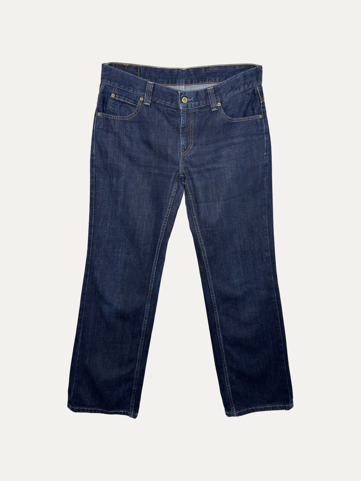 Vintage Levi's 604 Bootcut Jeans in dark wash, unisex, size W32 L32 – second-hand