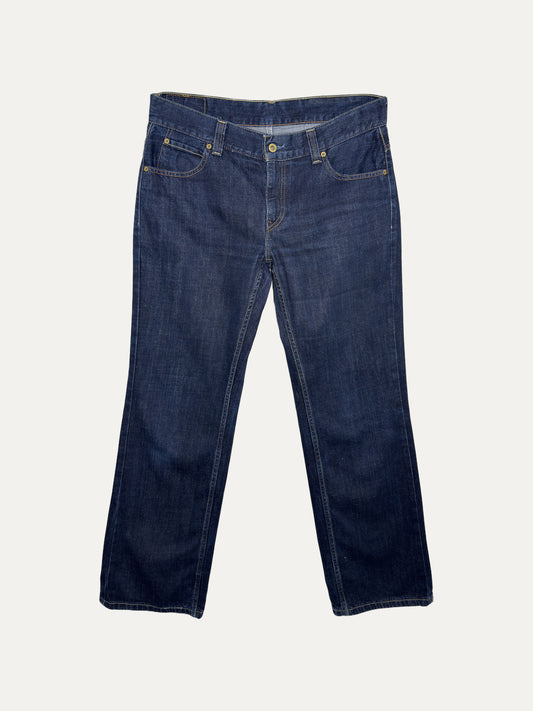 Vintage Levi's 604 Bootcut Jeans in dark wash, unisex, size W32 L32 – second-hand