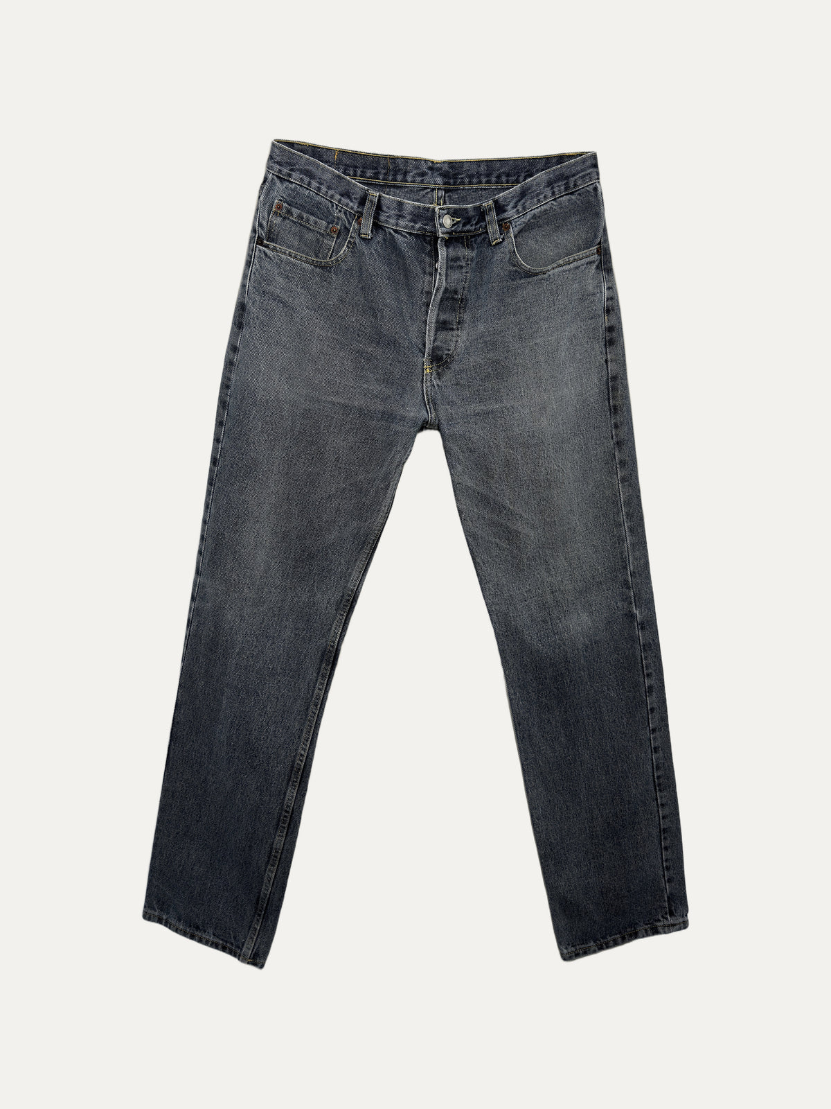 Vintage Levi's 501 Straight Jeans in stonewash, unisex, size W36 L36 – second-hand