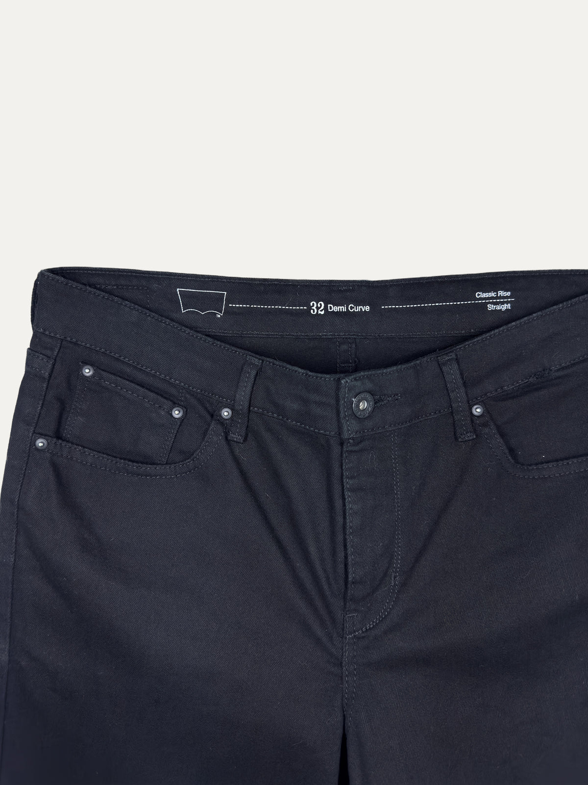 Vintage Levi's Levi's Denim Curve Bold curve Jeans in black, women's, size W32 – second-hand