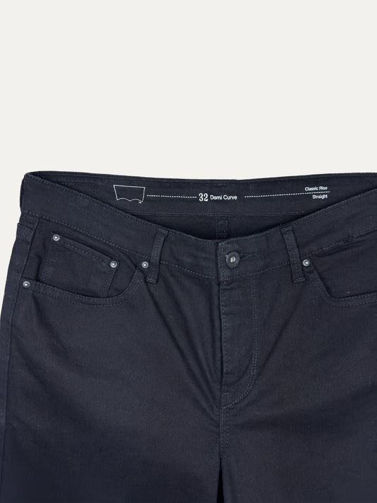 Vintage Levi's Levi's Denim Curve Bold curve Jeans in black, women's, size W32 – second-hand