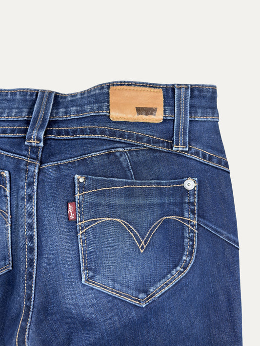 Vintage Levi's Demi Curve Low waist Jeans in mid wash, women's, size W27 – second-hand