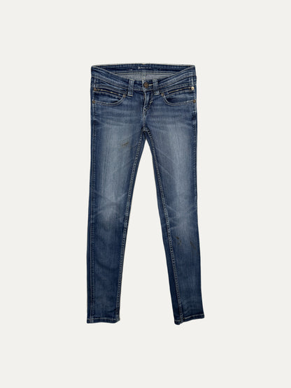 Vintage Levi's Low Waist Jeans in mid wash, women's, size W26 – second-hand
