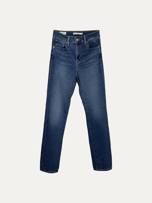 Vintage Levi's 724 Straight Jeans in mid wash, women's, size W26 – second-hand