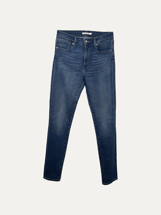 Vintage Levi's 721 Skinny Jeans in mid wash, unisex, size W31 – second-hand