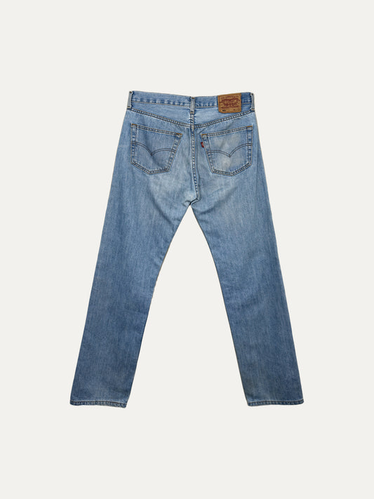 Vintage Levi's 501 Straight Jeans in light wash, unisex, size W32 L32 – second-hand