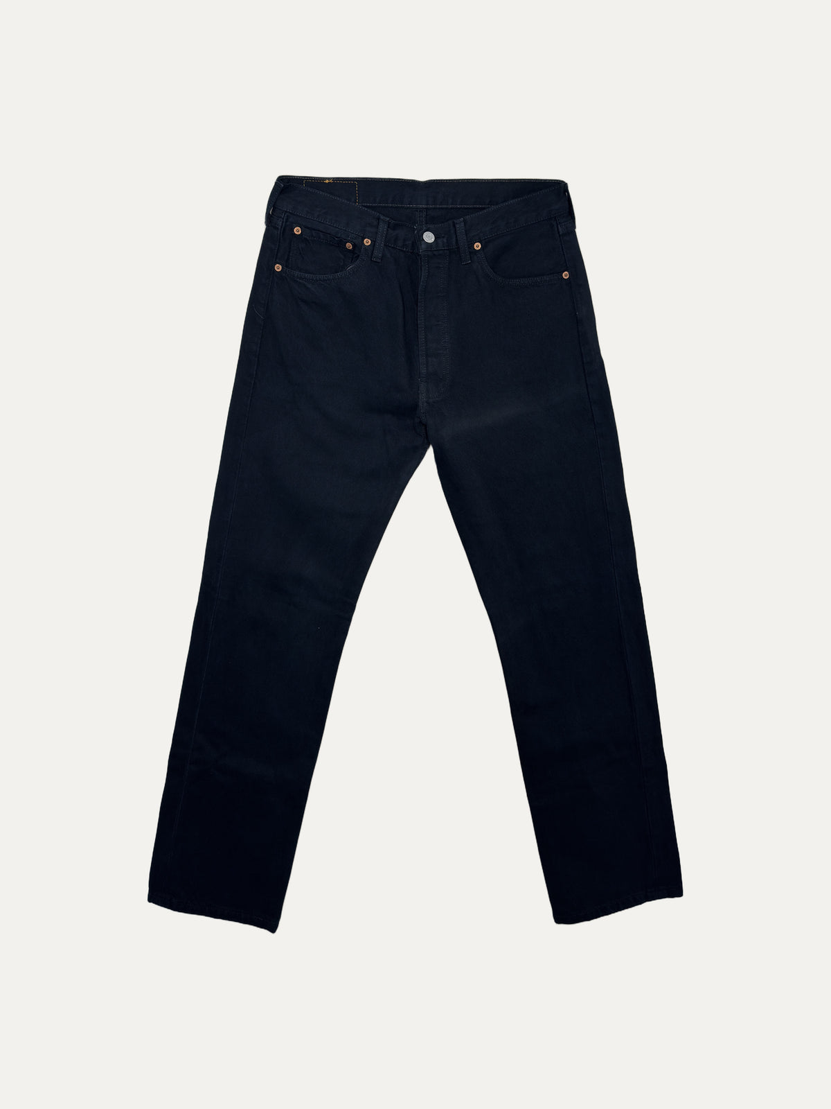 Vintage Levi's 501 Straight Jeans in black, unisex, size W33 L32 – second-hand