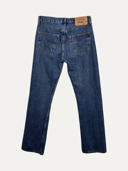 Vintage Levi's 501 Straight Jeans in mid wash, unisex, size W31 L34 – second-hand