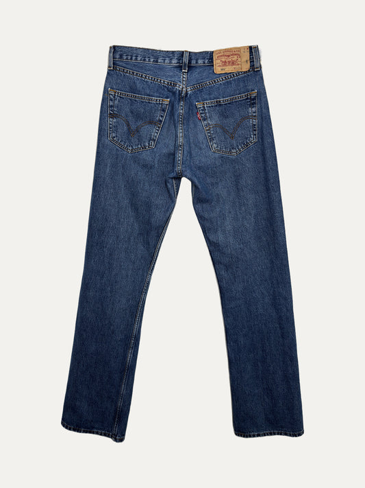 Vintage Levi's 501 Straight Jeans in mid wash, unisex, size W31 L34 – second-hand