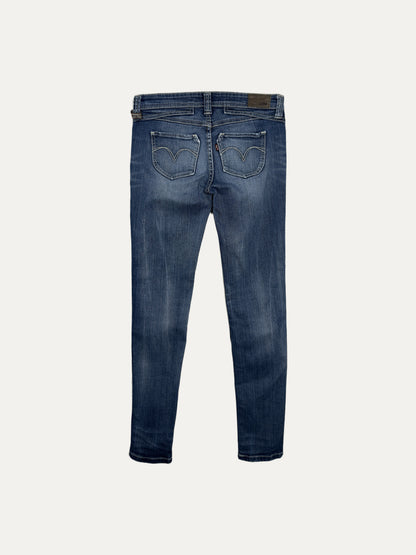 Vintage Levi's Low Waist Jeans in mid wash, women's, size W26 – second-hand