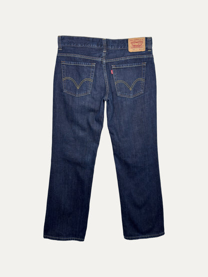 Vintage Levi's 604 Bootcut Jeans in dark wash, unisex, size W32 L32 – second-hand