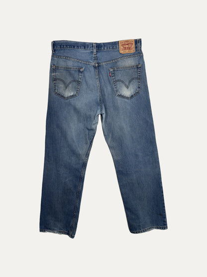 Vintage Levi's 505 Straight Jeans in light wash, men's, size W36 L30 – second-hand