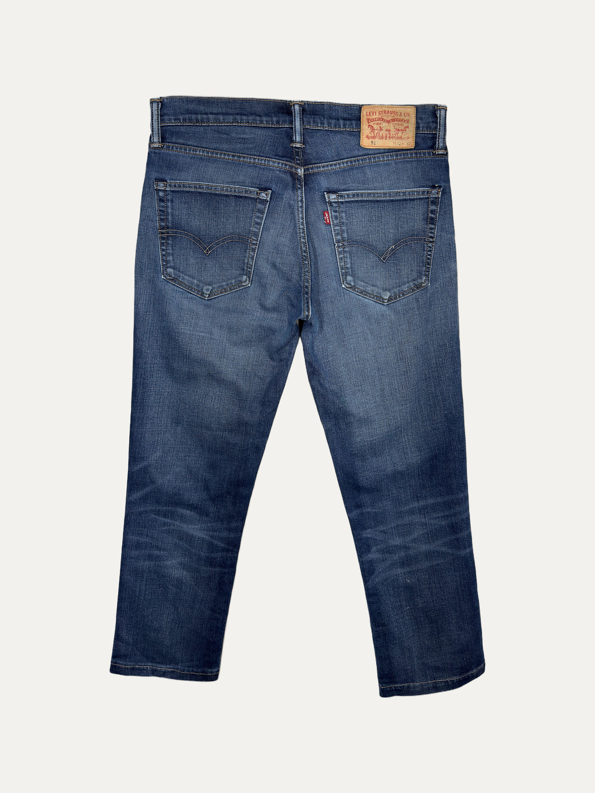Vintage Levi's 511 Slim Jeans in mid wash, men's, size W34 L32 – second-hand