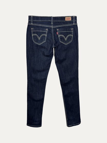 Vintage Levi's 524 Low waist Jeans in dark wash, women's, size W28 L32 – second-hand