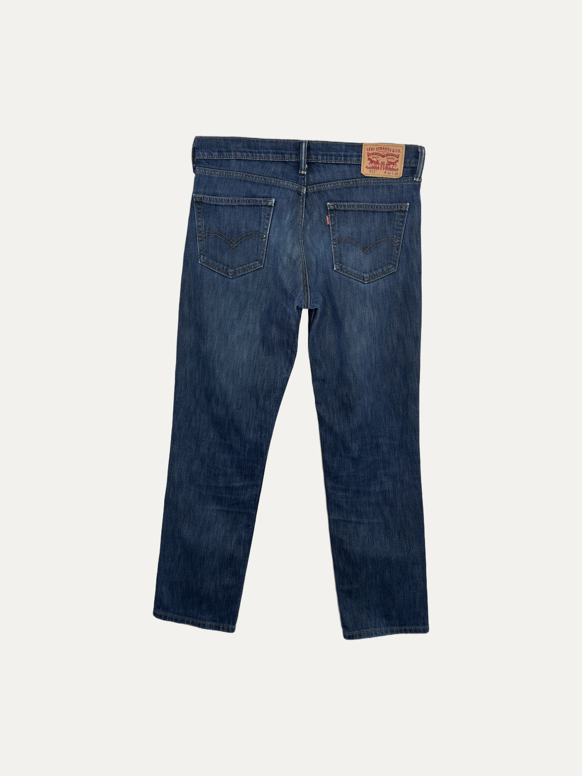 Vintage Levi's 511 Slim Jeans in dark wash, men's, size W34 L30 – second-hand