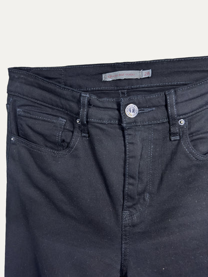 Vintage Levi's 721 Skinny Jeans in black, women's, size W28 – second-hand