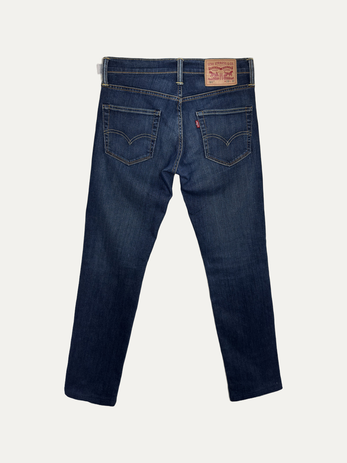 Vintage Levi's 511 Slim Jeans in mid wash, unisex, size W28 L32 – second-hand