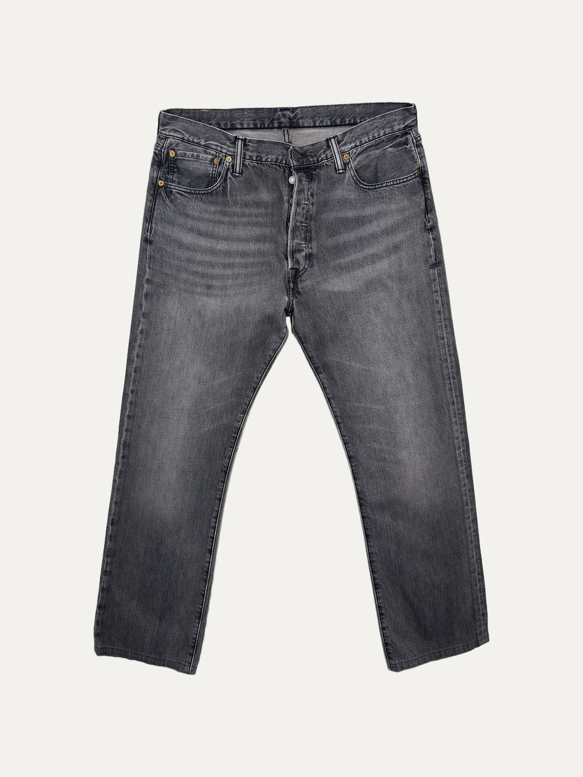 Vintage Levi's 501 Straight Jeans in stonewash, unisex, size W36 L34 – second-hand