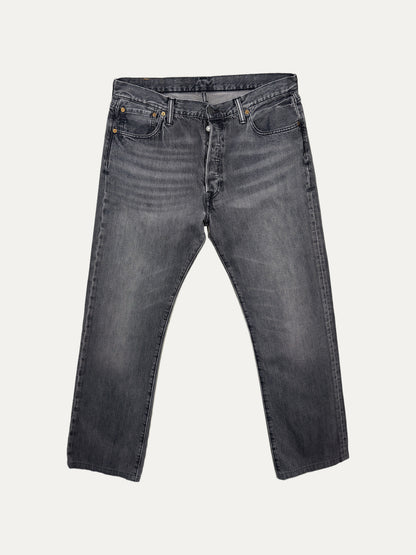 Vintage Levi's 501 Straight Jeans in stonewash, unisex, size W36 L34 – second-hand