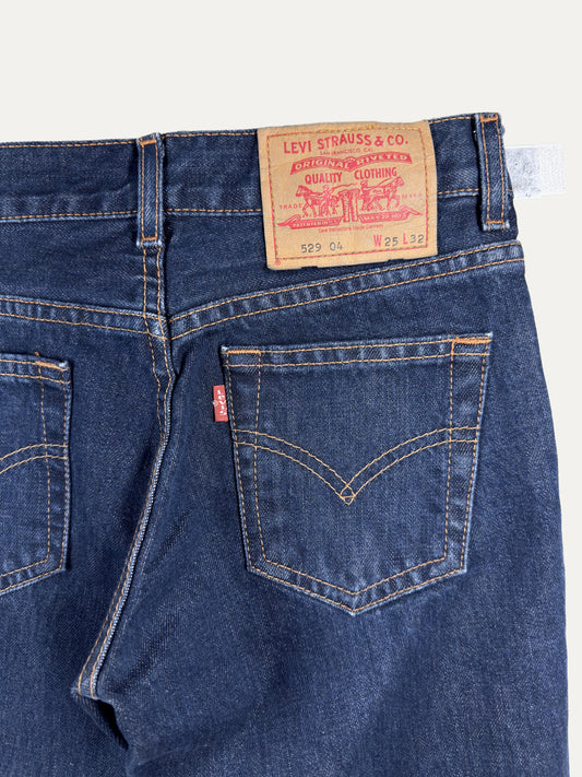 Vintage Levi's 529 Bootcut Jeans in dark wash, women's, size W25 L32 – second-hand