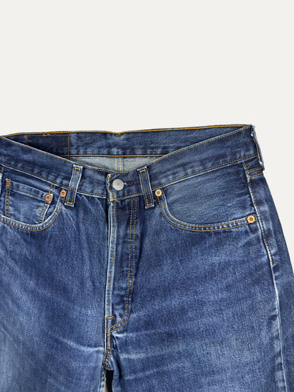 Vintage Levi's 501 Straight Jeans in mid wash, unisex, size W32 L32 – second-hand