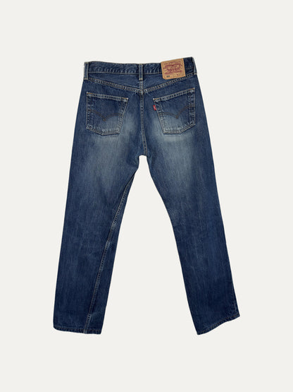 Vintage Levi's 501 Straight Jeans in mid wash, unisex, size W30 L34 – second-hand