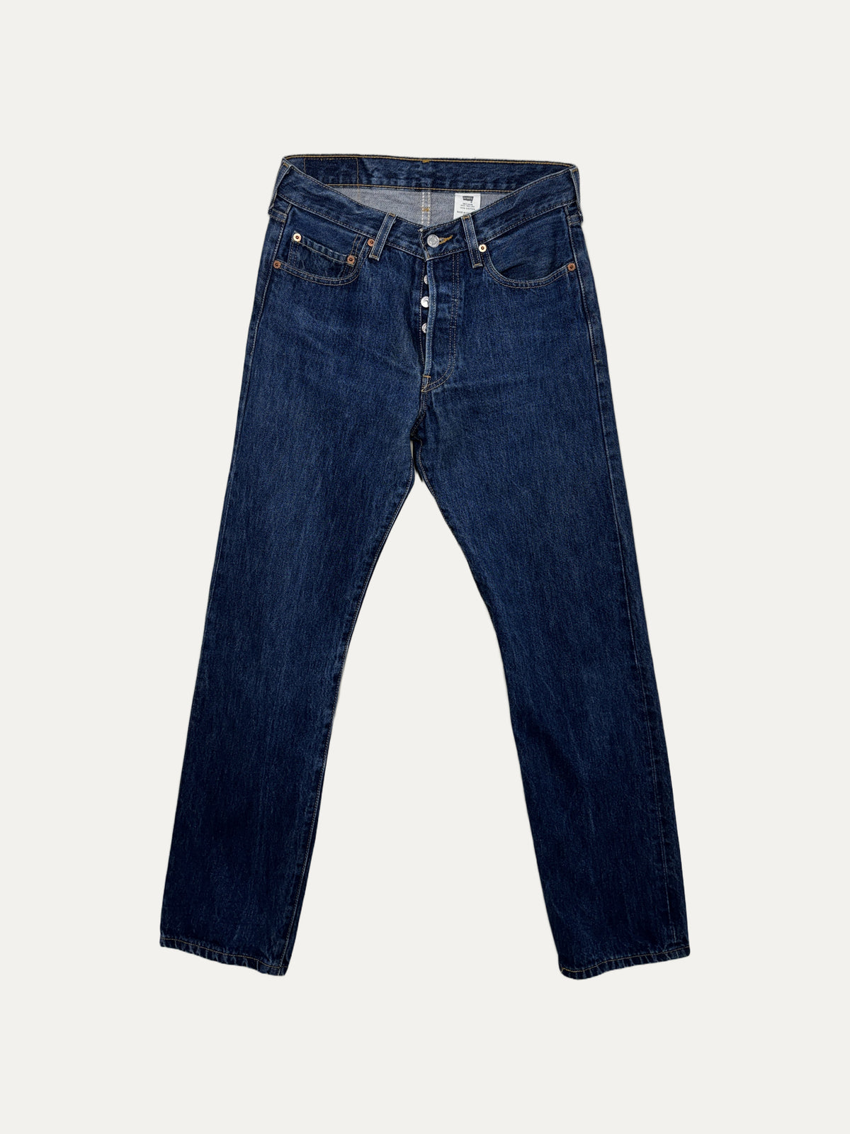 Vintage Levi's 501 Straight Jeans in mid wash, unisex, size W29 L32 – second-hand