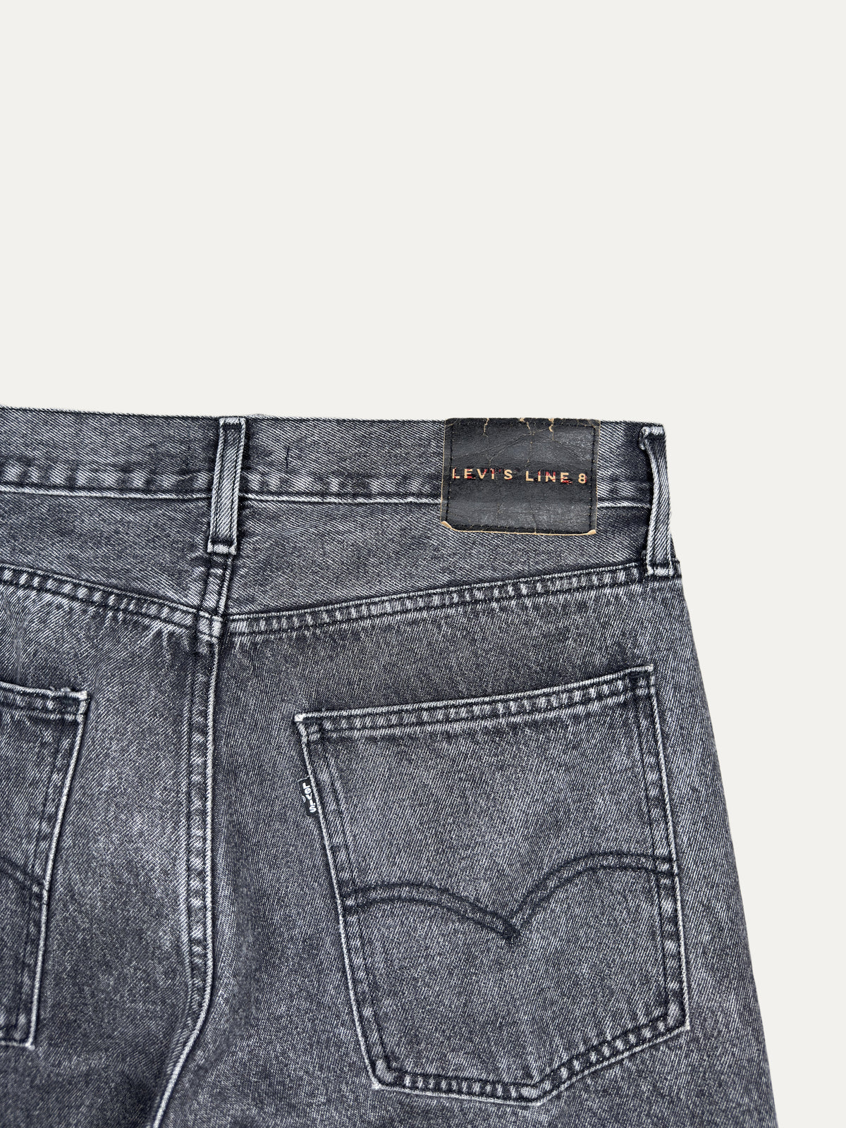 Vintage Levi's Levi's line 8 Slim Jeans in stonewash, men's, size W30 L32 – second-hand