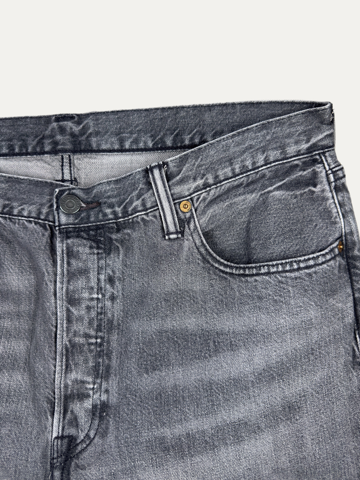 Vintage Levi's 501 Straight Jeans in stonewash, unisex, size W36 L34 – second-hand