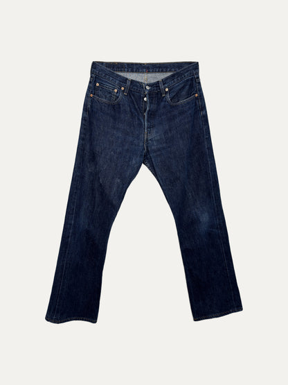 Vintage Levi's 555 Straight Jeans in mid wash, men's, size W33 L34 – second-hand