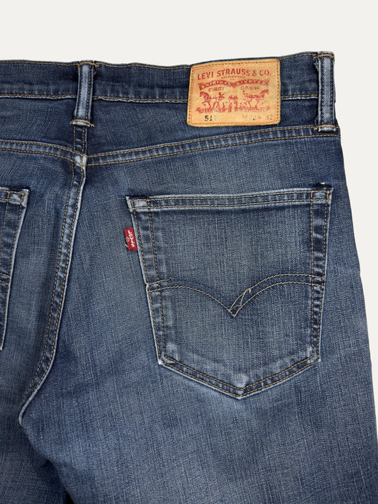 Vintage Levi's 511 Slim Jeans in mid wash, men's, size W34 L32 – second-hand