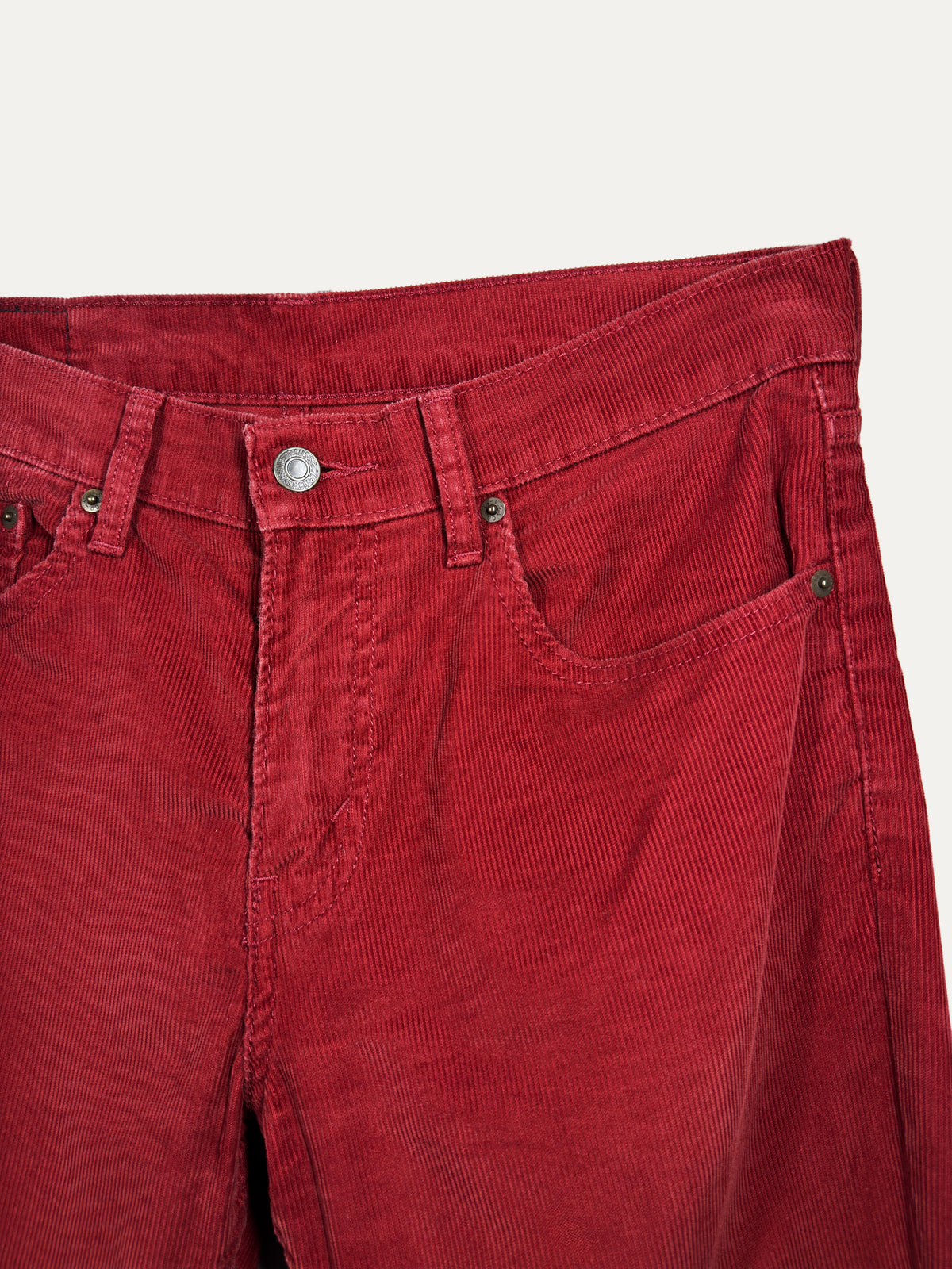 Vintage Levi's 511 Slim Jeans in red, unisex, size W32 L34 – second-hand