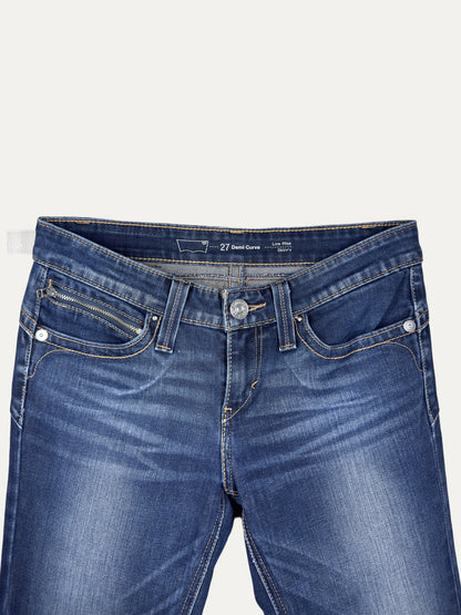 Vintage Levi's Demi Curve Low waist Jeans in mid wash, women's, size W27 – second-hand