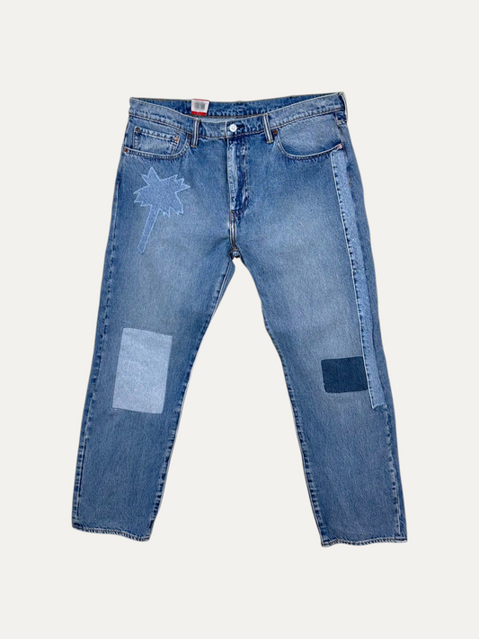 Vintage Levi's 502 Straight Jeans in blue, unisex, size W38 L30 – second-hand