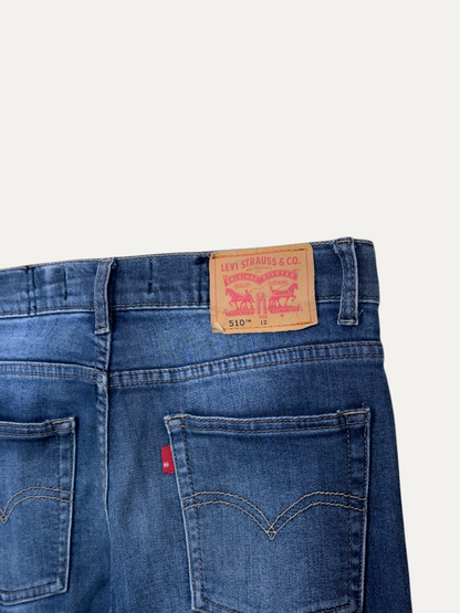 Vintage Levi's 510 Skinny Jeans in blue, men's, size W12 – second-hand