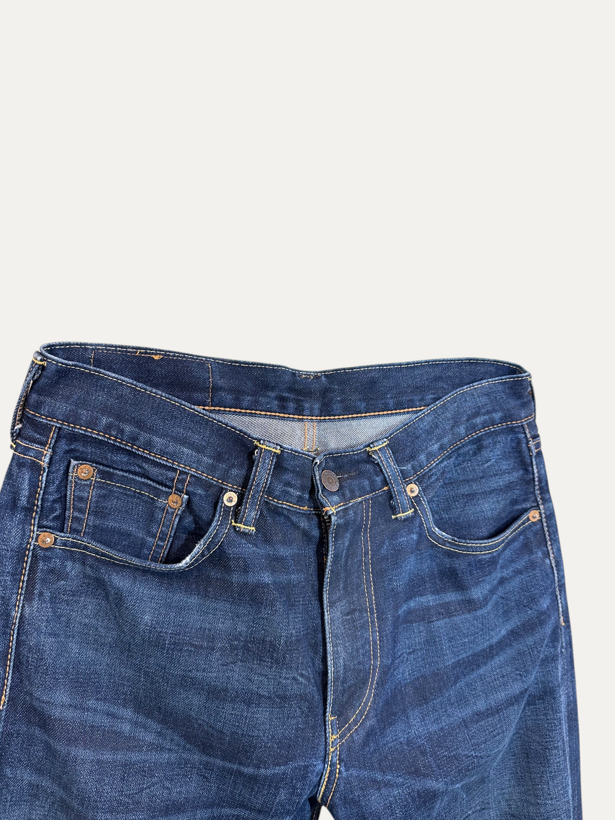 Vintage Levi's 505 Straight Jeans in blue, unisex, size W30 L34 – second-hand