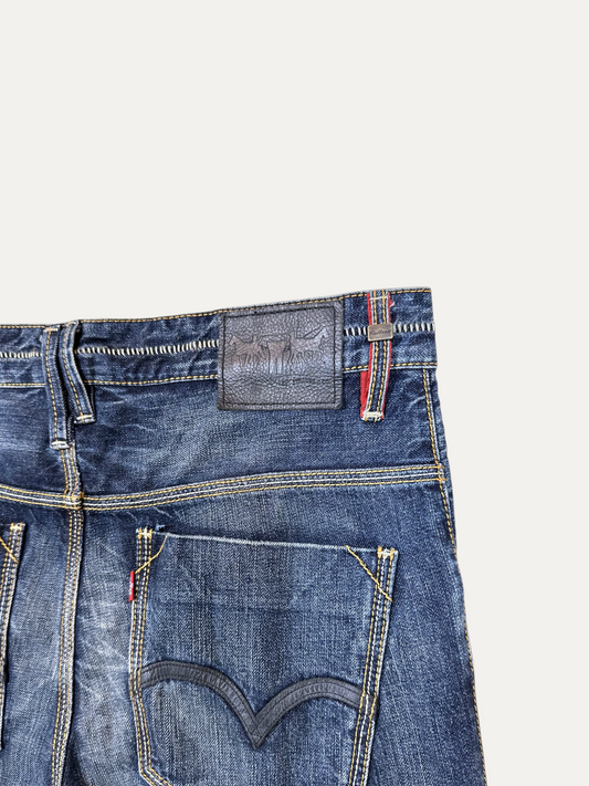Vintage Levi's Redloop Straight Jeans in blue, women's, size W34 L34 – second-hand