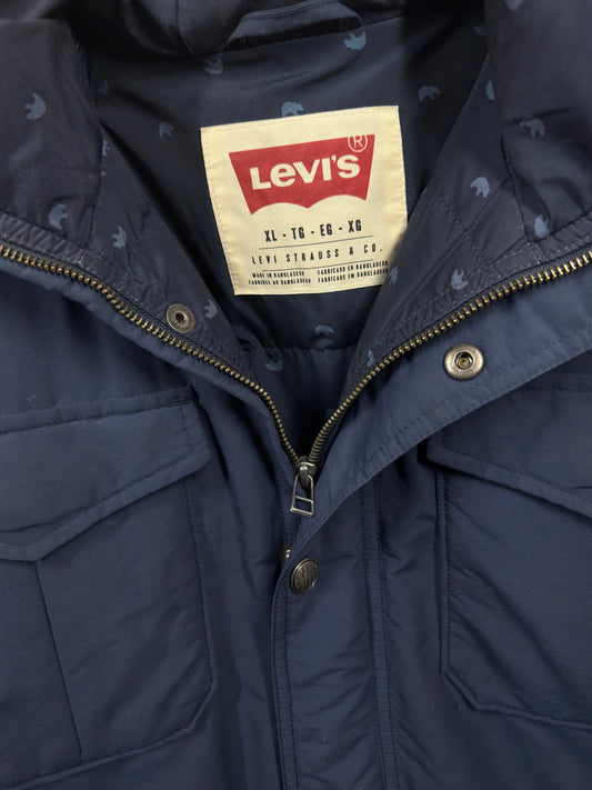 Vintage Levi's Jacket in blue, men's, size XL – second-hand