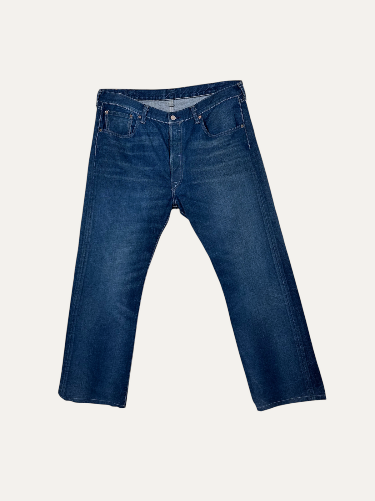 Vintage Levi's 501 Straight Jeans in blue, unisex, size W38 L34 – second-hand