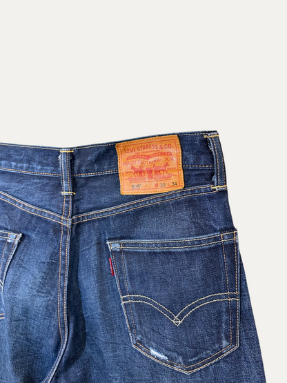 Vintage Levi's 505 Straight Jeans in blue, unisex, size W30 L34 – second-hand