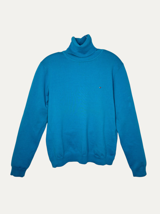 Vintage Tommy Hilfiger Sweater in blue, unisex – second-hand