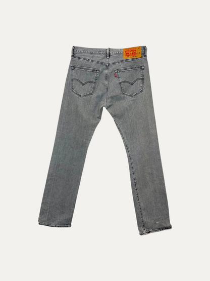 Vintage Levi's 501 Straight Jeans in grey, unisex, size W31 L30 – second-hand