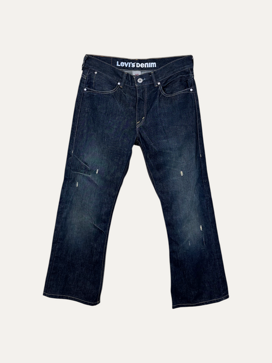 Vintage Levi's 525 Straight Jeans in blue, unisex, size W33 L34 – second-hand